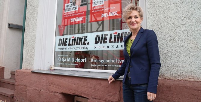 Ministerin Birgit Keller tritt f&uuml;r die Linke als Landtagskandidatin des Kreises an (Foto: Angelo Glashagel)