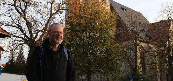 R&uuml;diger Neitke kandidiert bei der Landtagswahl f&uuml;r die Gr&uuml;nen (Foto: Angelo Glashagel)