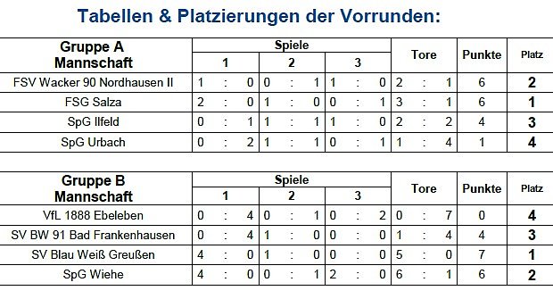 Endstand Kreismeisterschaft im Hallenfußball der Junioren (4) (Foto: NTKFA) Endstand Kreismeisterschaft im Hallenfußball der Junioren (4) (Foto: NTKFA)