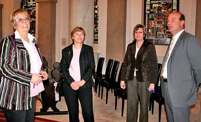 Gothe, Dr. Mehne, Claus, Röder (v.l.n.r.) (Foto: pln) Gothe, Dr. Mehne, Claus, Röder (v.l.n.r.) (Foto: pln)