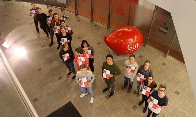 Die Nordhäuser Sieger des 37. Planspiel Börse (Foto: Angelo Glashagel) Die Nordhäuser Sieger des 37. Planspiel Börse (Foto: Angelo Glashagel)