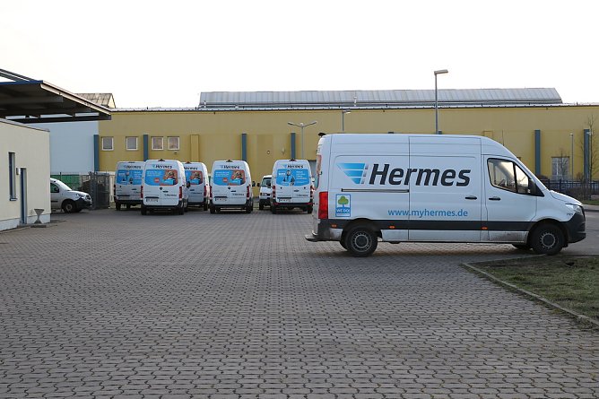 Beim Nordh&auml;user Hermes Depot steht alles stillt (Foto: S. Dietzel)