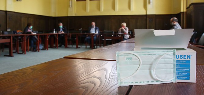 Das Landratsamt informierte heute zur aktuellen Lage im Landkreis (Foto: Angelo Glashagel)