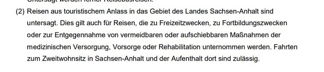 Beim Nachbarn: Keine Reisen (Foto: privat)