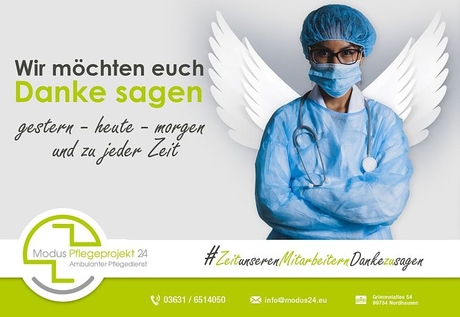 Modus Pflegeprojekt 24 sagt Danke (Foto: Modus Pflegeprojekt 24 � Riccardo Ro&szlig;mell und Miriam Kaaden)