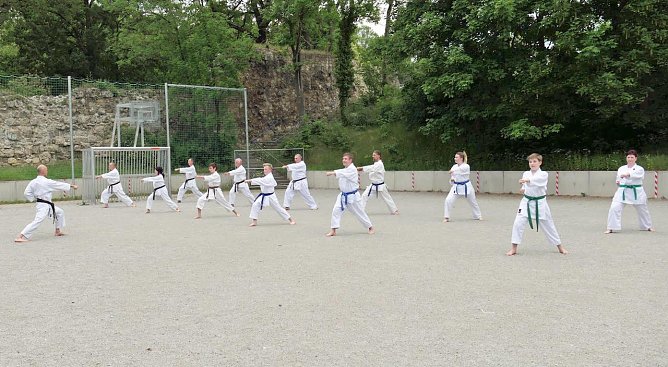 Karate-Training in Nordhausen (Foto: S.Schr&ouml;ter)