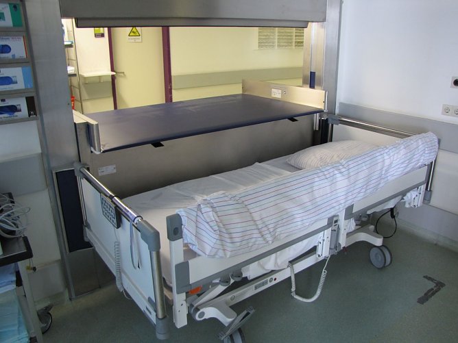 Das ist der automatische "Umbetter" der Firma Getinge (Foto: Südharz Klinikum Nordhausen) Das ist der automatische "Umbetter" der Firma Getinge (Foto: Südharz Klinikum Nordhausen)