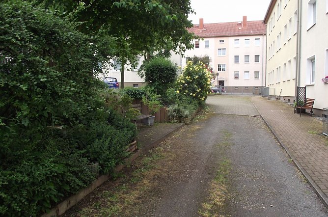 Auch der hintere Bereich der Lindenstra&szlig;e 2-8 macht was her. (Foto: Kurt Frank)
