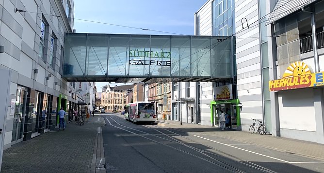 Der gang durch den Herkulesmarkt ist ab Juli nicht mehr m&ouml;glich (Foto: oas)