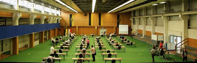 Live-Ticker aus der Ballspielhalle (Foto: agl) Live-Ticker aus der Ballspielhalle (Foto: agl)