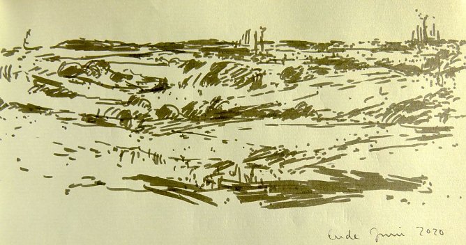 Dien Dichterst&auml;tte - Zeichnung von  Susanne Theumer  (Foto: S.Theumer)