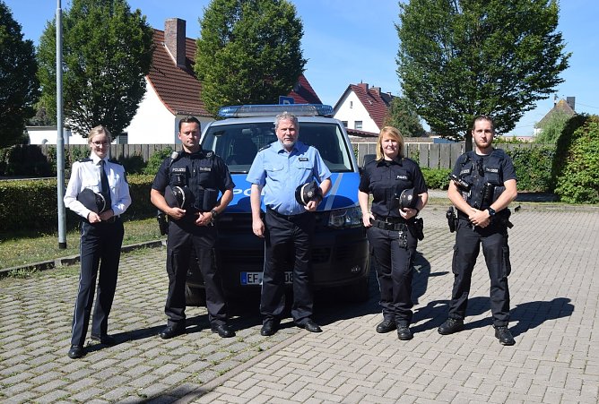Neue Uniformen für die Nordhäuser Polizei (Foto: Landespolizeiinspektion Nordhausen) Neue Uniformen für die Nordhäuser Polizei (Foto: Landespolizeiinspektion Nordhausen)