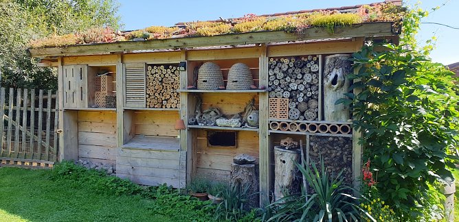 Die besten Insektenhotels wurden prämiert (Foto: S.Schulze) Die besten Insektenhotels wurden prämiert (Foto: S.Schulze)