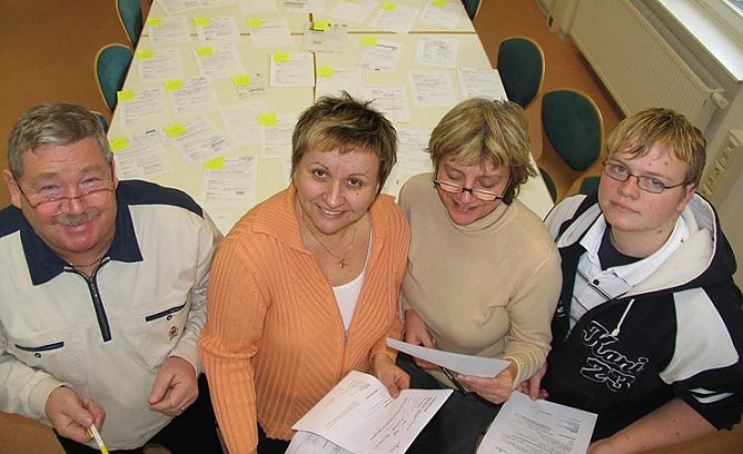 Peter Schwarz, Marion Propst, Barbara Roesch und Christian Lautenbach (v.l.n.r.) (Foto: psv)