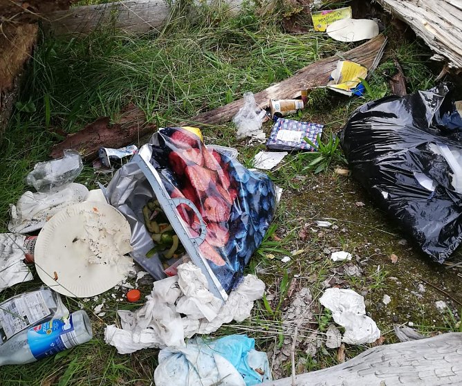 "Ablagerungen" in Sophienhof (Foto: W.Jörgens) "Ablagerungen" in Sophienhof (Foto: W.Jörgens)