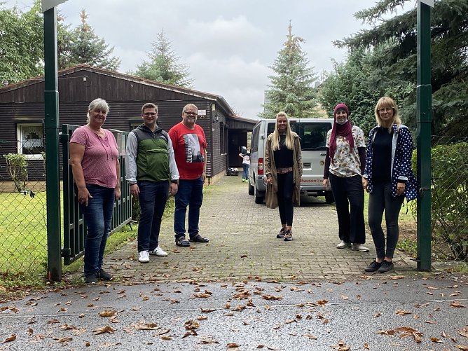 von links: Anett J&auml;hne, Daniel Volkmann, Reiner Schumann, Annekathrin Wilke, Julia Lahlou, Katrin Heidelberg (Foto: Julia Lahlou)