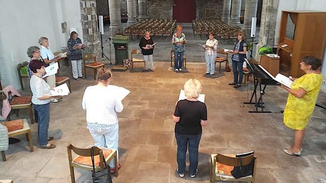 Vorbereitung auf das gro&szlig;e Ereignis (Foto: R.Englert)