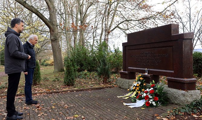 Oberb&uuml;rgermeister Kai Buchmann und der ehrenamtliche Beigeordnete Peter Uhley  (Foto: &copy;Stadtverwaltung Nordhausen)