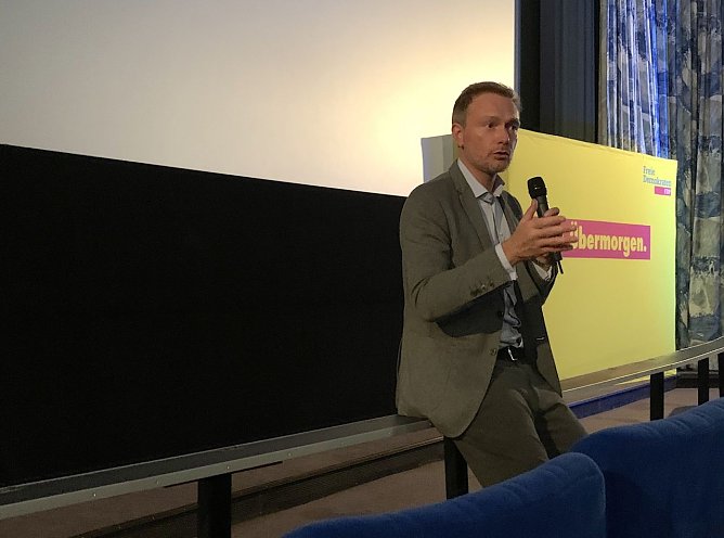 Im Herbst unterst&uuml;tzte Christian Lindner seinen Th&uuml;ringer Kandidaten noch im Wahlkampf  (Foto: Nnz-Archiv)