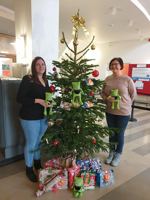 Der Wunschbaum der Stadtwerke (Foto: Franziska Bernsdorf (Stadtwerke Nordhausen))
