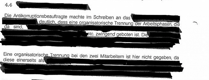 Auszug aus dem nun ver&ouml;ffentlichtem Antikorruptionsbericht 2017 (Foto: nnz, Bildschirmfoto)