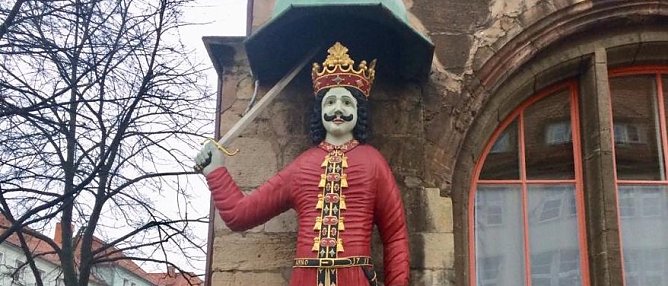 Hat schon viel erlebt und lernt nie aus: Nordhausens Roland (Foto: nnz)