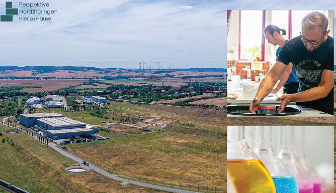 Bildmontage für Nordthüringer Gewerbegebiete (Foto: GEK) Bildmontage für Nordthüringer Gewerbegebiete (Foto: GEK)
