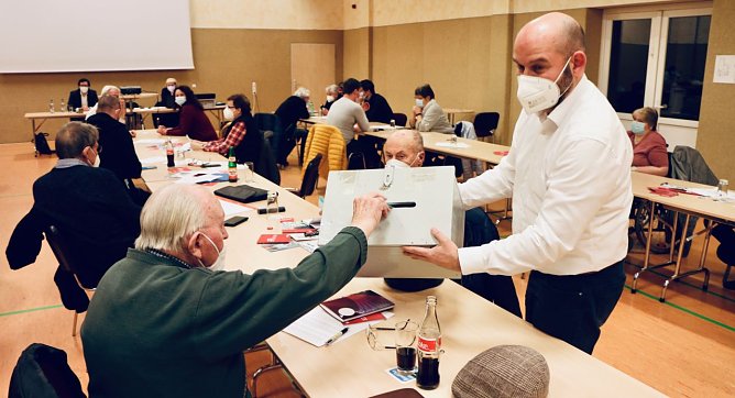Wahlkampf, Ja oder Nein? Dar&uuml;ber entschied heute Abend die Nordh&auml;user Linke (Foto: agl)