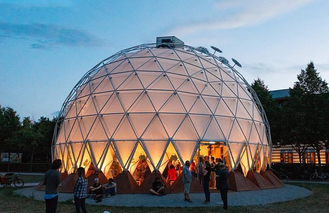 Der Klimapavillon des Landes Th&uuml;ringen kommt nach Nordhausen (Foto: ThEGA)
