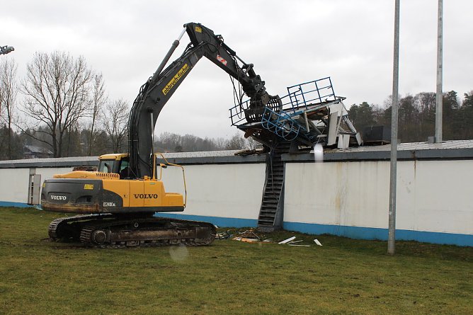 Hier f&auml;llt die Sprecherkabine (Foto: oas)
