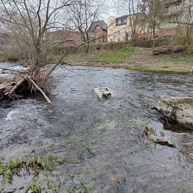 Waschmaschine in der Zorge entsorgt (Foto: Peter Blei)