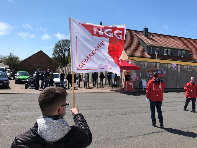 Bei Nordbrand bereitet man sich auf einen m&ouml;glichen Streik vor (Foto: NGG)