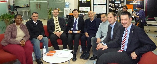 Im Kreise von Kollegen (Foto: privat)