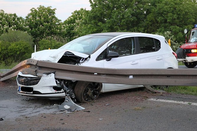 Unfall bei Sundhausen (Foto: S.Dietzel)