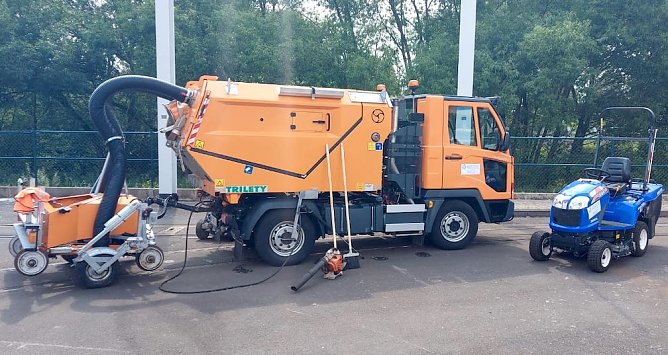 Spurrillenfahrzeug im Einsatz (Foto: Frank Kasuch)