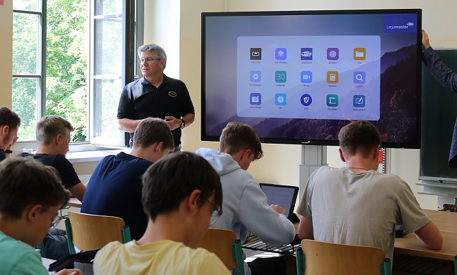 Im Humboldt-Gymnasium  (Foto: Nicole Mattern)