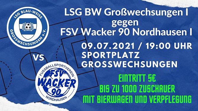 Wacker gegen Gro&szlig;wechsungen (Foto: FSV Wacker 90 Nordhausen)