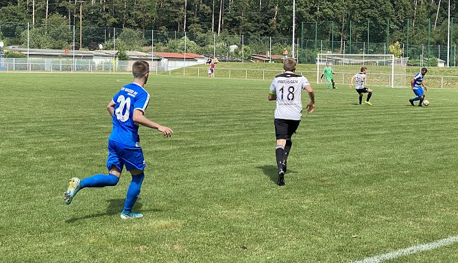 Wacker testete gegen Preußen (Foto: oas) Wacker testete gegen Preußen (Foto: oas)