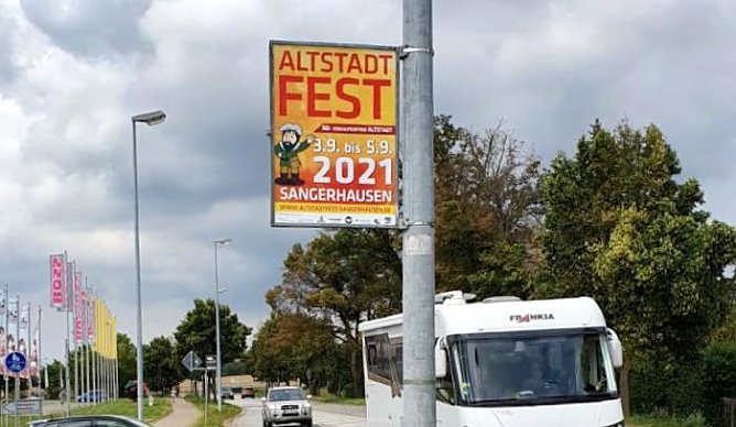 Plakate für das Altstadtfest - aber nicht in Nordhausen (Foto: S.B. Heck) Plakate für das Altstadtfest - aber nicht in Nordhausen (Foto: S.B. Heck)