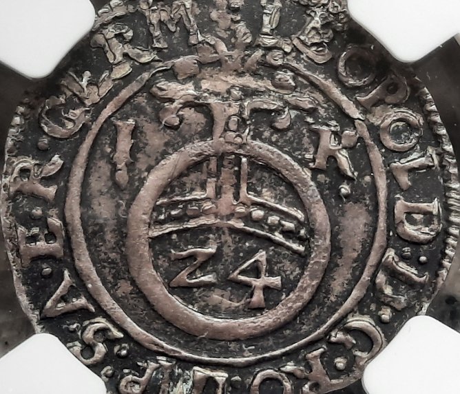 1/24 Groschen aus dem j&auml;hre 1660 (Foto: J.Bauersfeld)