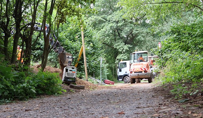 Treppeninstandsetzung in Hohenrode begann gestern (Foto: Stadtverwaltung Nordhausen)