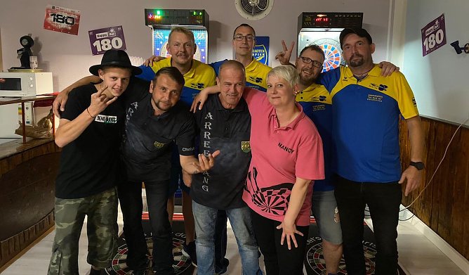 Die Dartchaoten aus Oberspier (Foto: T.Pegelow) Die Dartchaoten aus Oberspier (Foto: T.Pegelow)