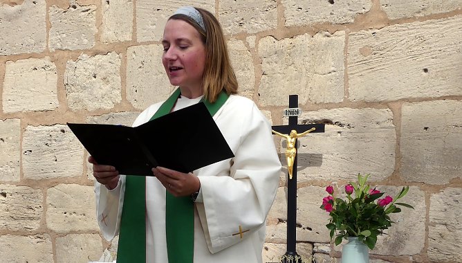 Pilgergottesdienst in Elende (Foto: Kirchenkreis Südharz) Pilgergottesdienst in Elende (Foto: Kirchenkreis Südharz)