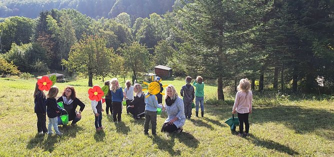 Ein Bleicheröder Garten ganz nah am Wald und nun in Kinderhand (Foto: Mandy Panse) Ein Bleicheröder Garten ganz nah am Wald und nun in Kinderhand (Foto: Mandy Panse)