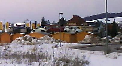 Auto auf der Laube? (Foto: S. Eicke)