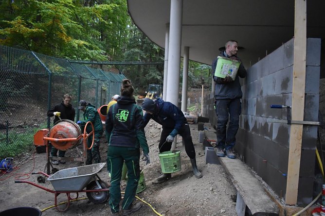Arbeitseinsatz für den Tierschutz im Bärenpark Worbis (Foto: Bärenpark Worbis) Arbeitseinsatz für den Tierschutz im Bärenpark Worbis (Foto: Bärenpark Worbis)