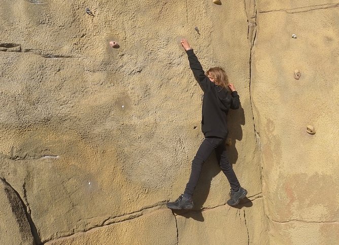 Am Freitag geht's zum Klettern (Foto: F.Tuschy)