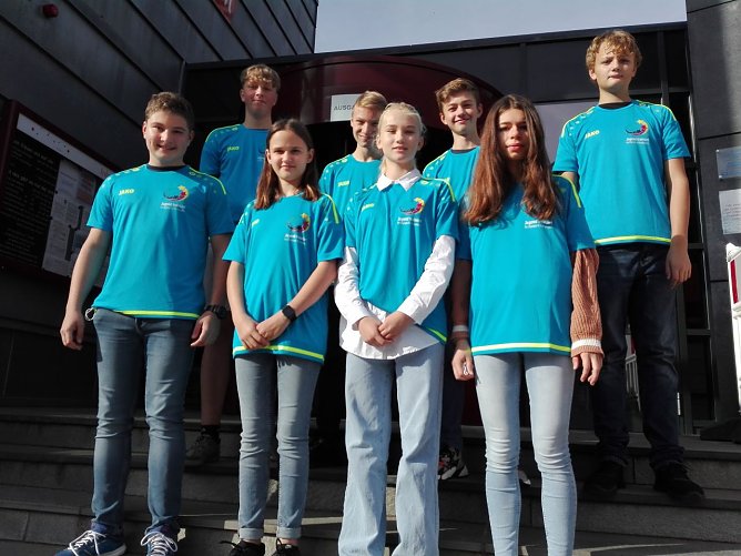 Für die Schwimmer ging es nach Rudolstadt (Foto: Heike Roeder) Für die Schwimmer ging es nach Rudolstadt (Foto: Heike Roeder)