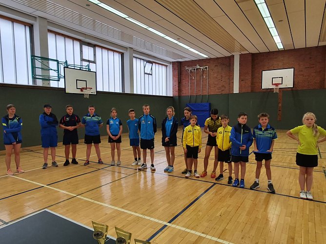 Der Weg zu den Bezirksmeisterschaften ist nun f&uuml;r die jungen Tischtennisspieler frei (Foto: NSV)