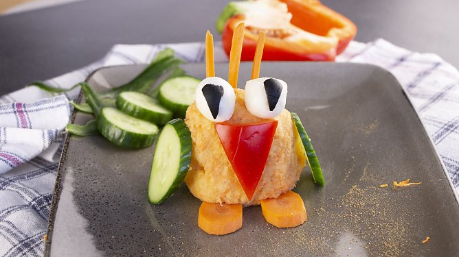 Niedlich und lecker: Mit den Kartoffel-Eulen macht Gem&uuml;se-Essen auch den Kleinsten Spa&szlig; (Foto: KMG)